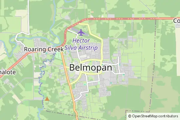 Mapa Belmopán