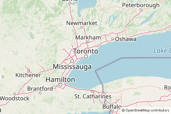 Mapa Toronto