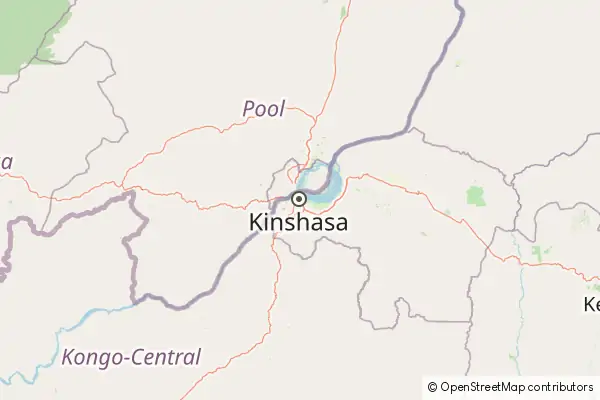 Mapa Kinsasa