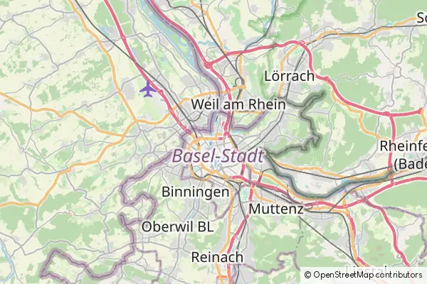 Mapa Basilea