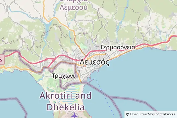Mapa Limassol
