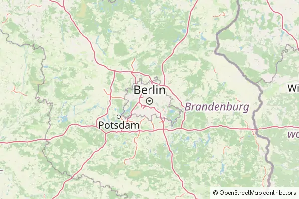 Mapa Berlín