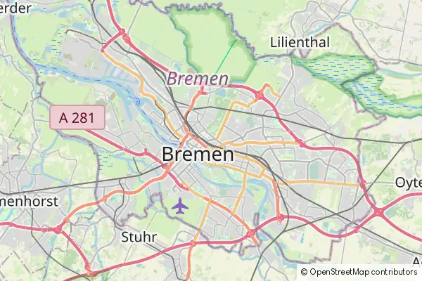 Mapa Bremen