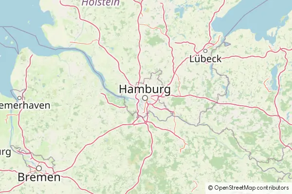Mapa Hamburgo