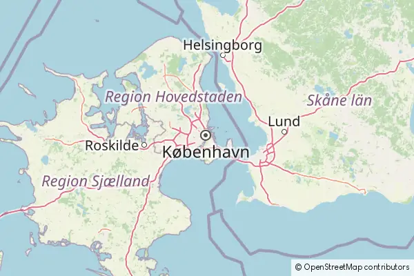 Mapa Copenhague