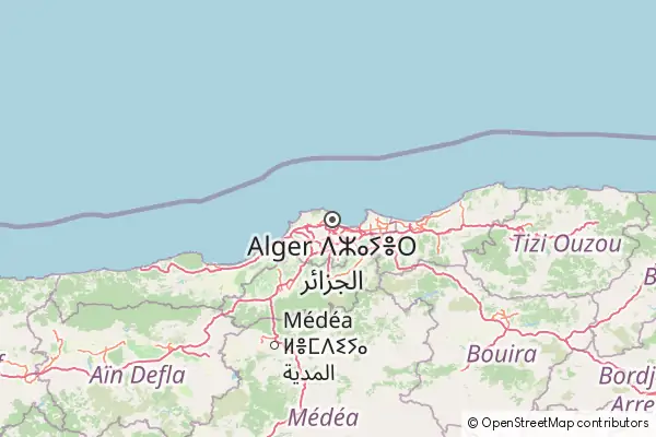 Mapa Argel