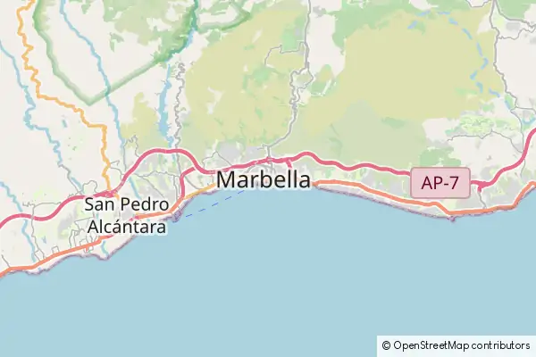 Mapa Marbella