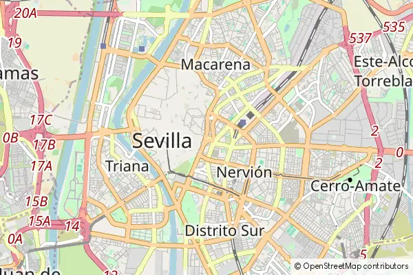 Mapa Sevilla