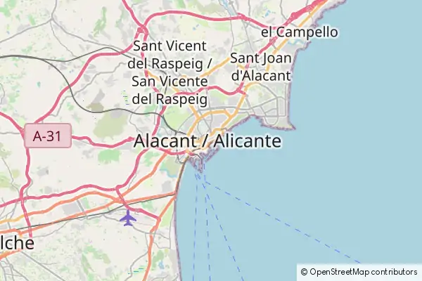 Mapa Alicante