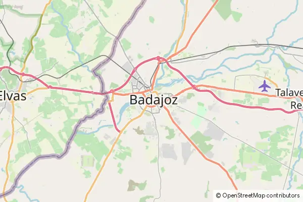 Mapa Badajoz
