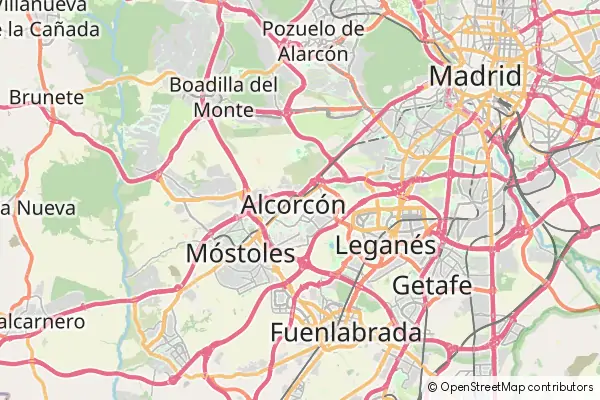 Mapa Alcorcón