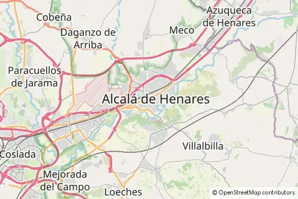 Mapa Alcalá de Henares