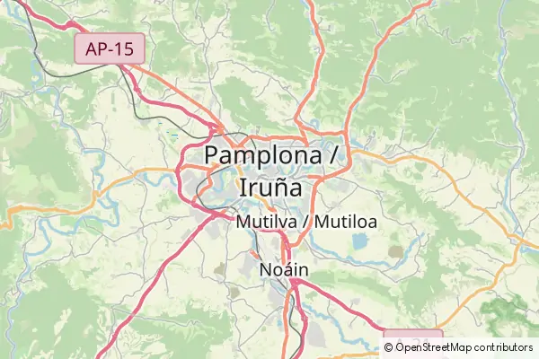 Mapa Pamplona