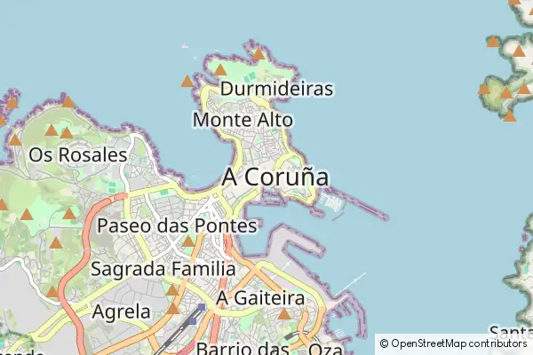 Mapa La Coruña