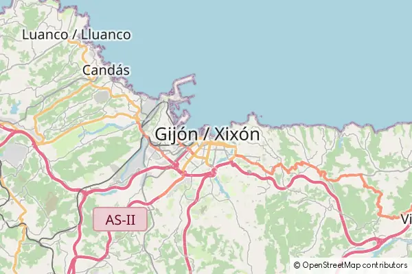 Mapa Gijón