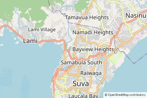 Mapa Suva