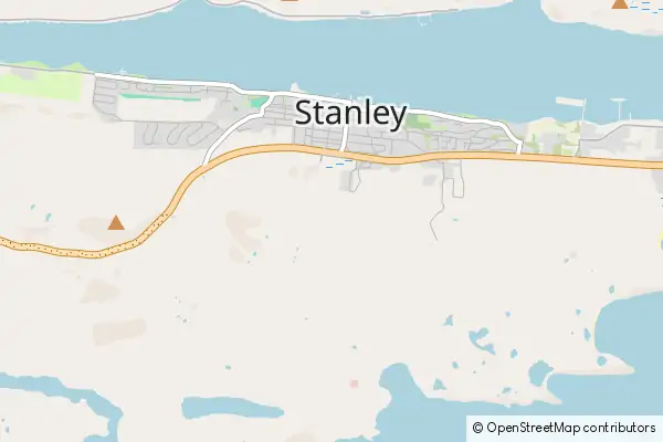 Mapa Port Stanley