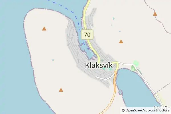 Mapa Klaksvík