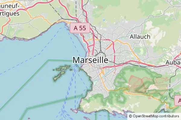 Mapa Marsella