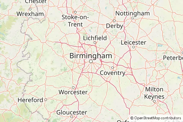 Mapa Birmingham