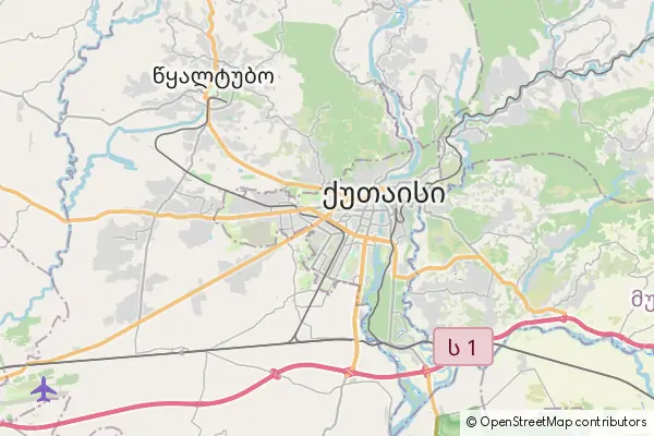 Mapa Kutaisi