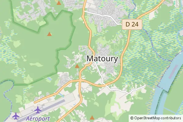 Mapa Matoury