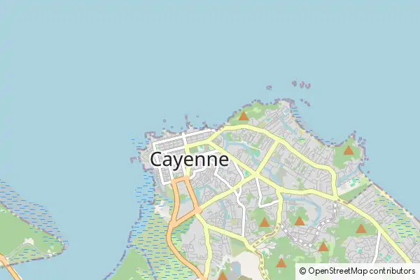 Mapa Cayena