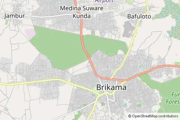 Mapa Brikama