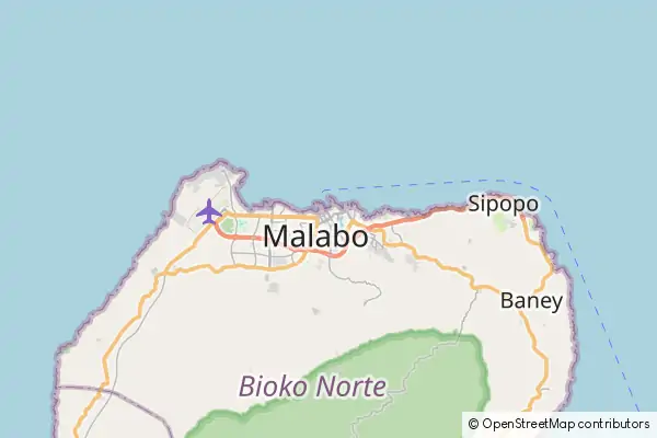 Mapa Ciudad de Malabo