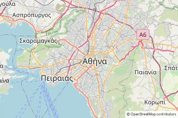 Mapa Atenas