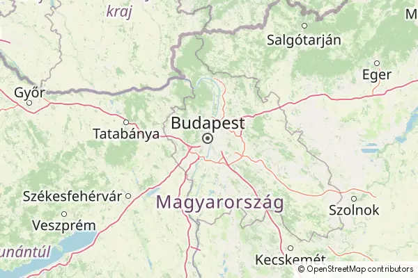 Mapa Budapest