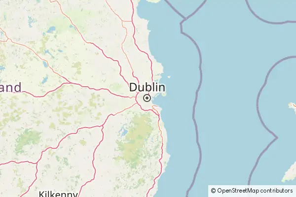 Mapa Dublín