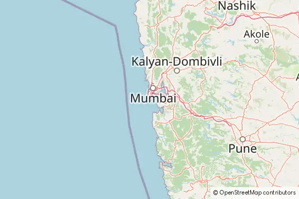 Mapa Mumbai