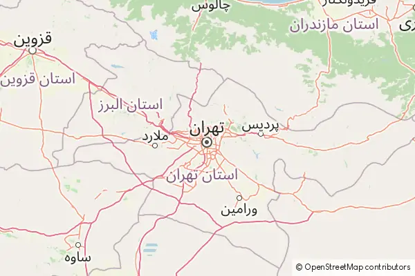 Mapa Teherán
