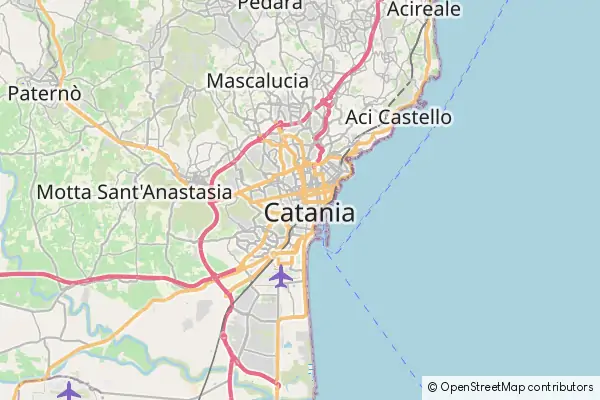 Mapa Catania