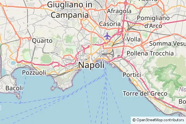 Mapa Nápoles