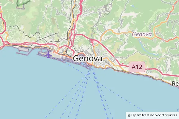 Mapa Génova