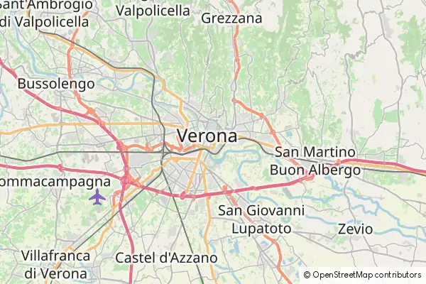 Mapa Verona