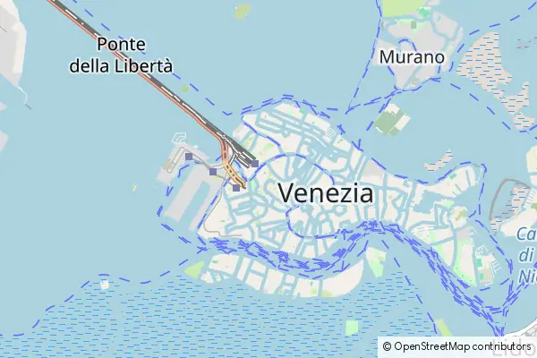 Mapa Venecia