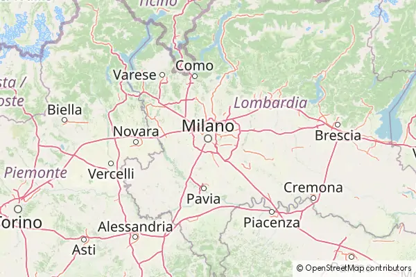 Mapa Milán