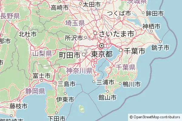 Mapa Yokohama