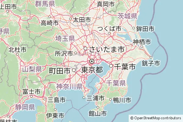 Mapa Tokio