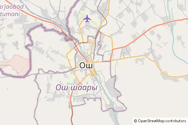 Mapa Osh