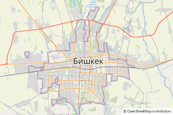 Mapa Biskek