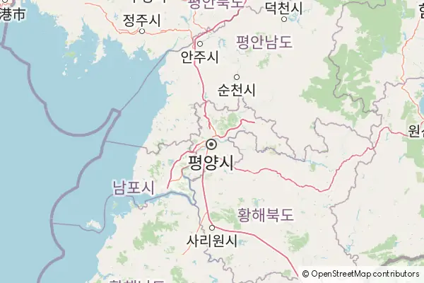 Mapa Pionyang
