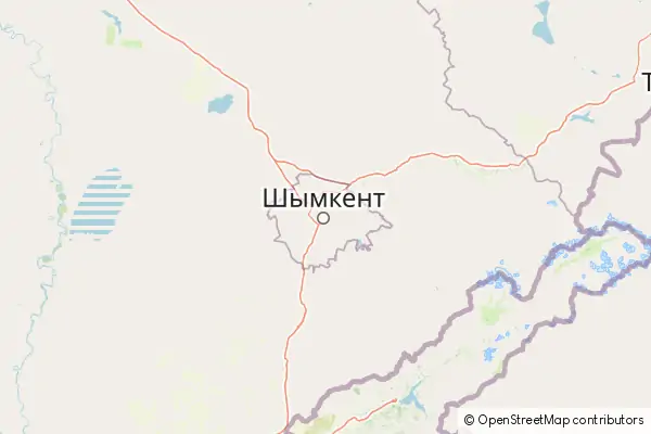 Mapa Shymkent