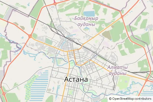 Mapa Astaná