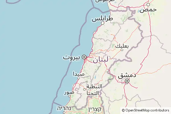 Mapa Beirut