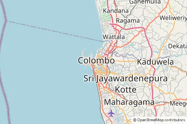 Mapa Colombo