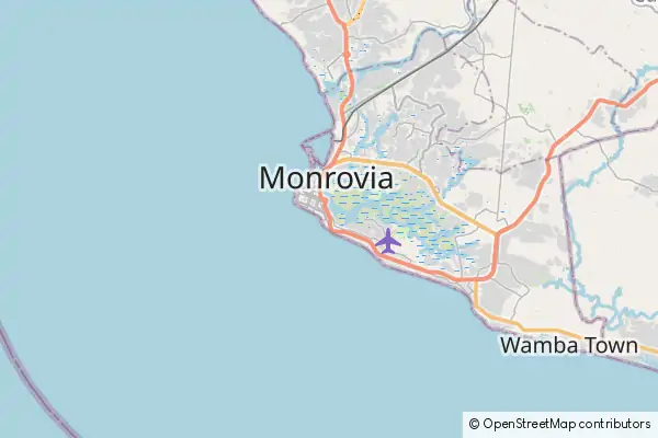Mapa Monrovia